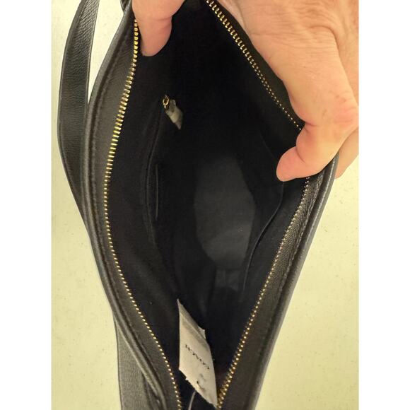 COACH Signature VAL Duffle PVC Leather Shoulder Crossbody Brown Black C2819 New - Picture 12 of 13